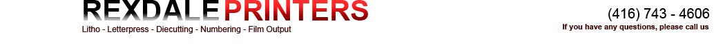 Rexdale Printer's Logo